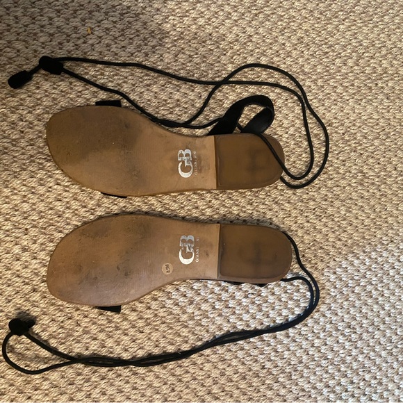 Gianni Bini Black Strappy Sandals - Picture 2 of 5